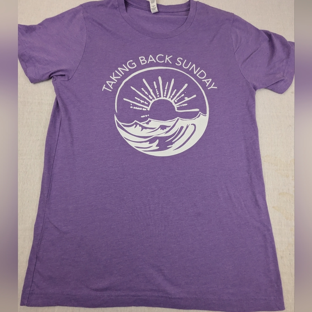 Taking Back Sunday Purple Concert Tee Size Large